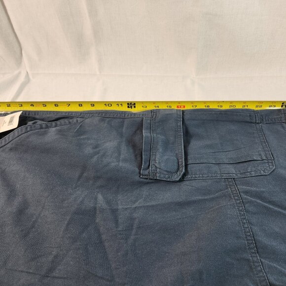 Wrangler Authentics Mens Blue Stretch Cargo Shorts (Actual Sz 51) NWT FREE Ship - Picture 4 of 15